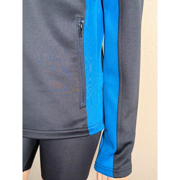 Disney RunDisney EVERY MILE IS MAGIC Women's Full Zip Jacket Black & Blue - Picture 3 of 11